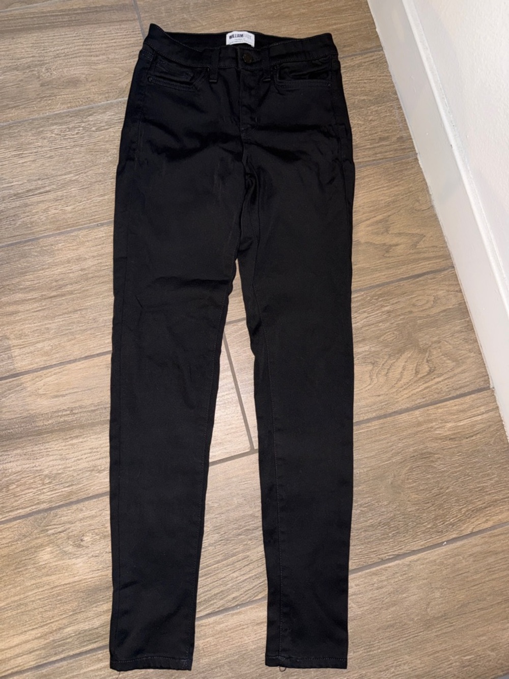 William Rast Black Skinny Jeans - High-Rise Stretch